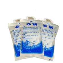 10 pçs/lote reutilizável gel saco de gelo seco frio bloco de gelo plástico isolado saco térmico para comida bebida lancheira gel físico saco de gelo frio