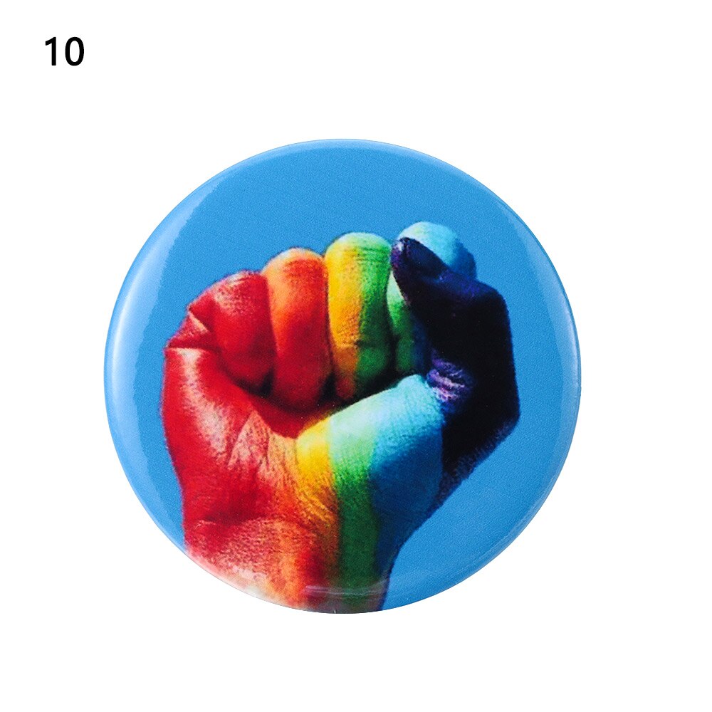 1Pc soutien Gay lesbien bisexuel transgenre symbole broche fierté arc-en-ciel drapeau fer-blanc Badge icônes broche bijoux accessoires: 10