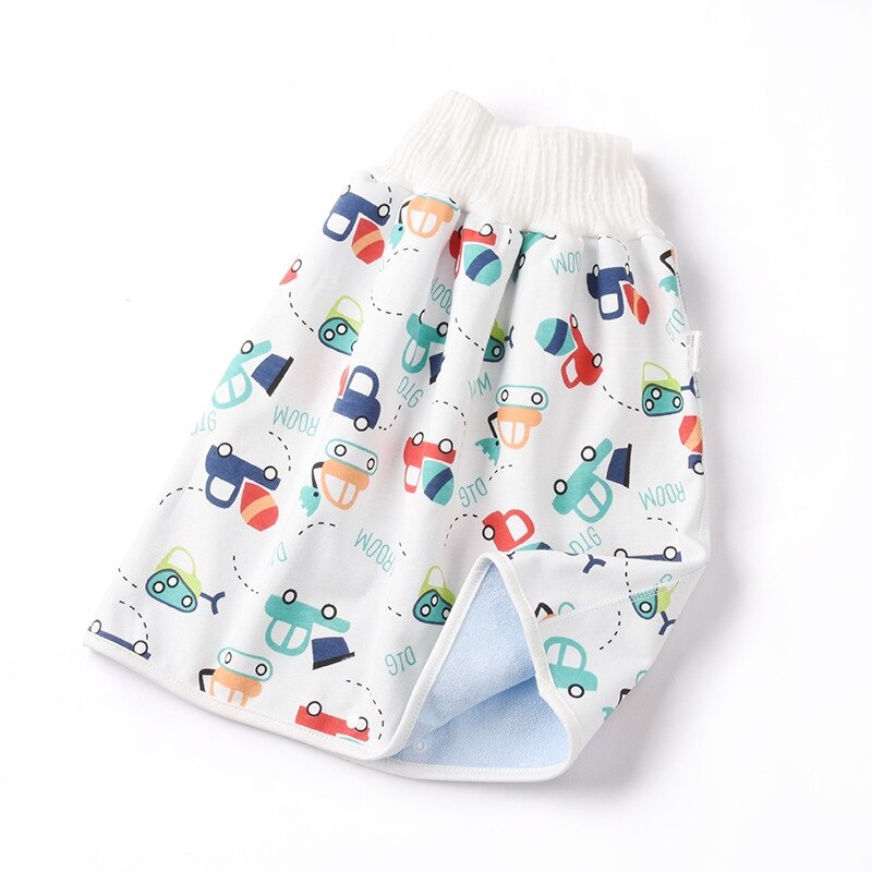 TPU Baby Diaper Skirt Infant Waterproof Toilet Training Pants Anti-Urine Bed Wetting Night Urine Artifact Children Cotton Diaper: A10 / S
