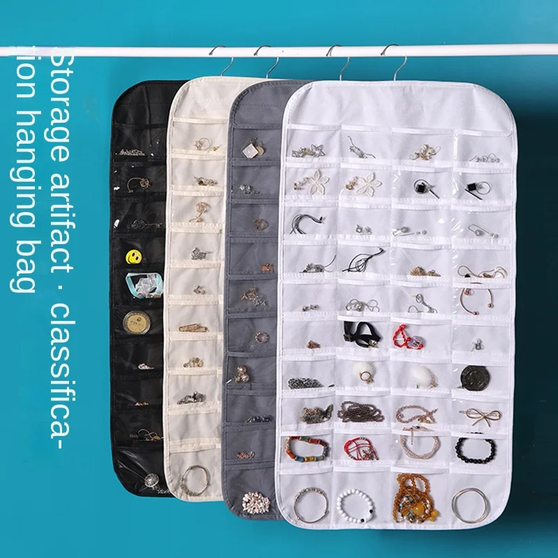 Wandhalterung Schmuckständer große Kapazität Schrank Schmuck Organizer Tasche hängen Mehrzweck-Aufbewahrung Haushaltsaufbewahrung Organisation