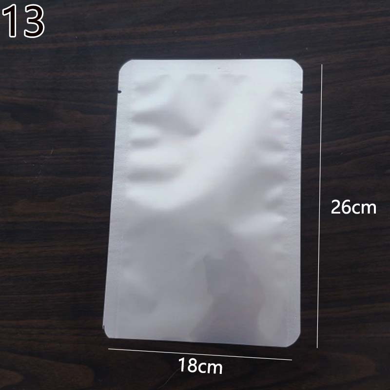 Aluminium Folie Zip-Lock Beutel Wiederverschließbaren Candy Beutel Verpackung Liefert Selbst-abdichtung Lebensmittel Lagerung Tasche Dicke: 18x26cm Round
