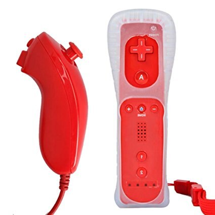 Wii Draadloze GamePad Controller - Zonder Motion Plus - Joystick - voor Nintendo Wii Accessoires: Rood