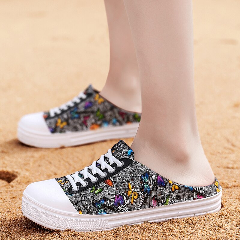 Breathable Women Beach Aqua Shoes Summer Women's Garden Sandals Outdoor Wading Hollow-out Clogs Lightweight Swimming Slippers