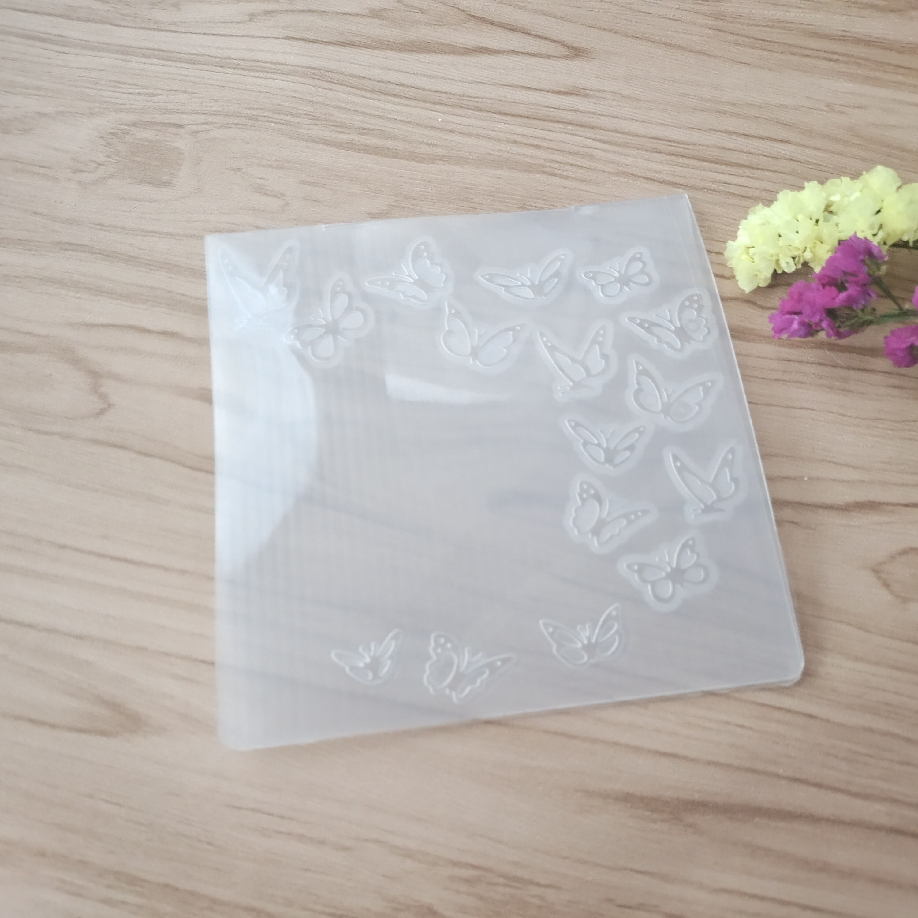Dossier de gaufrage en plastique motif papillons volants, pour Scrapbooking, bricolage, carte d&#39;album Photo, artisanat de fabrication