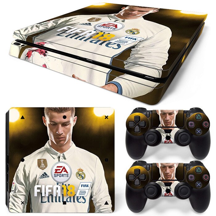 Ps4 slanke spillkonsoller selvklebende papir fargerike klistremerker hud klistremerke kule klistremerker fifa 19: Tn  ps4 slank 1712