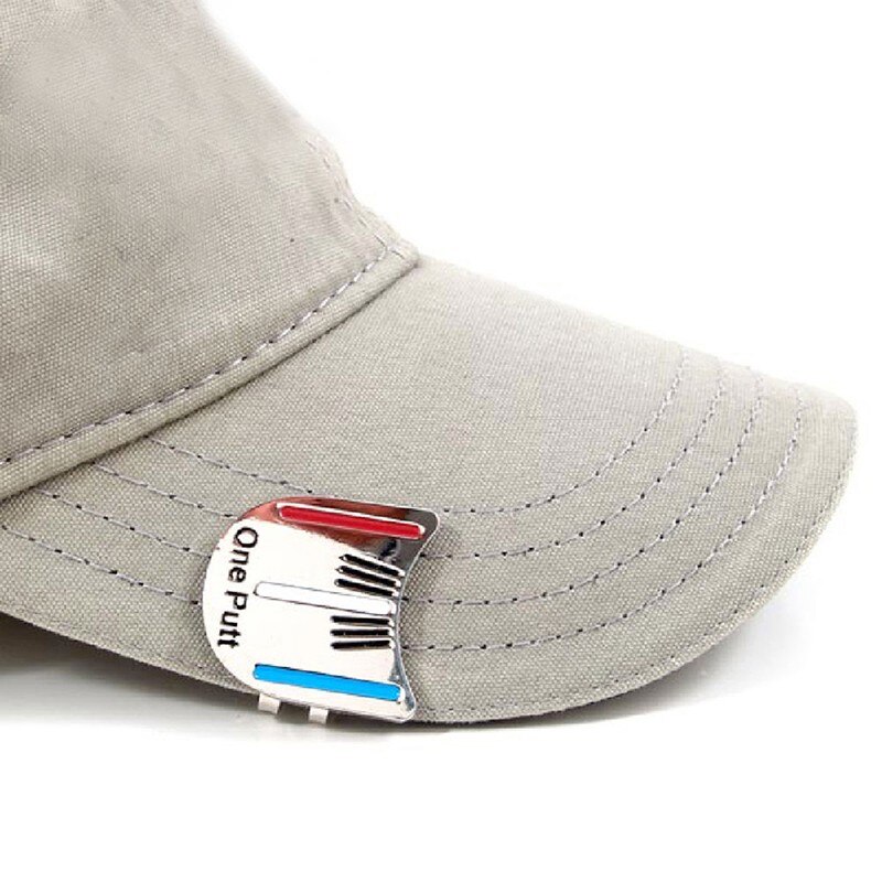Herramienta de puntería de alineación de Golf One Putt, marcador de bola, sombrero magnético con Clip, X4G0