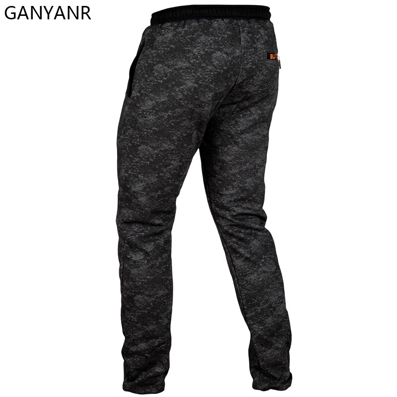 GANYANR corriendo pantalones hombres correr gimnasio entrenamiento deportivo ropa deportiva polainas pantalones Trackpants de entrenamiento de fútbol pantalones de pista