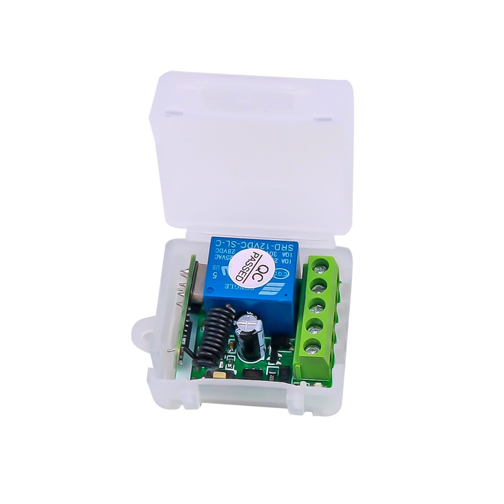 433Mhz 433.92mhz Afstandsbediening Schakelaar voor Licht Auto Garagedeur AC 85V ~ 250V 110V 220V 1CH Relais Ontvanger Controller