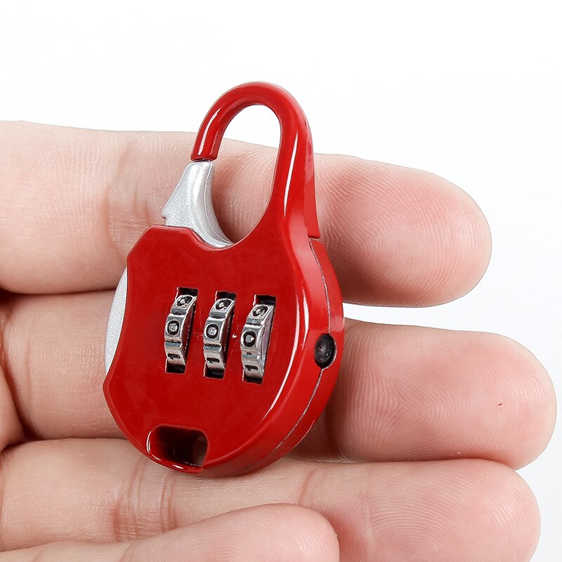 Mini Padlock Travel Suitcase Luggage Security Password Lock 3 Digit Combination