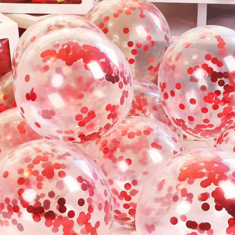 10Pc Red Balloons 10Inch Love Heart Latex Balloons Wedding Helium Balloon Valentines Day Birthday Party Inflatable Balloons