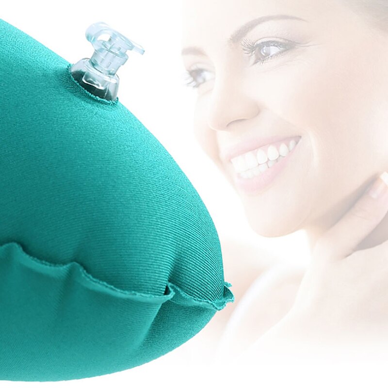 Automatic Inflatable Lumbar Cushion Portable Soft Travel Pillow Car Airplane Outdoor office Headrest Waist Support Cushion