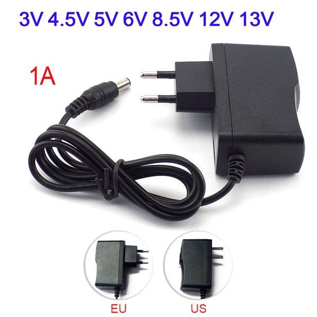 220v to 12v 5v strømforsyningsadapter 3v 4.5v 5v 6v 8.5v 9v 13v 12 v led transformatorer 220v 12v strømforsyningslader universal