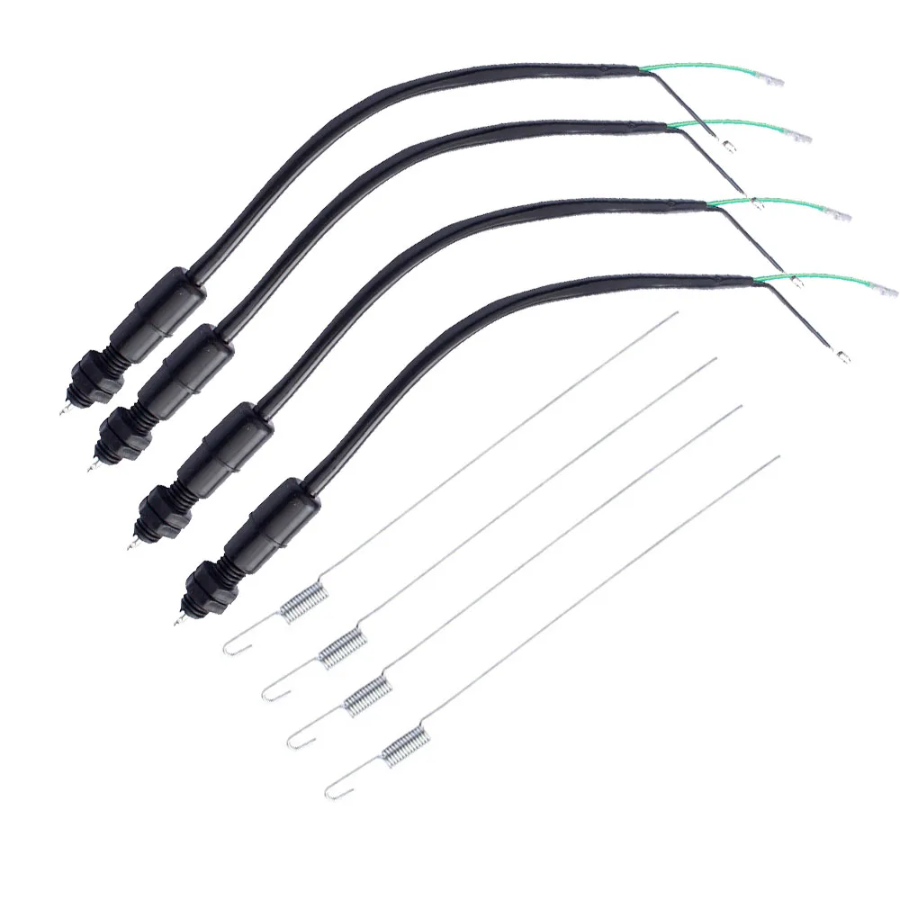 Interruttore freno posteriore Interruttore luce freno Cavo a vite con molla per scooter ciclomotore moto moto ATV andare KART: esercito verde