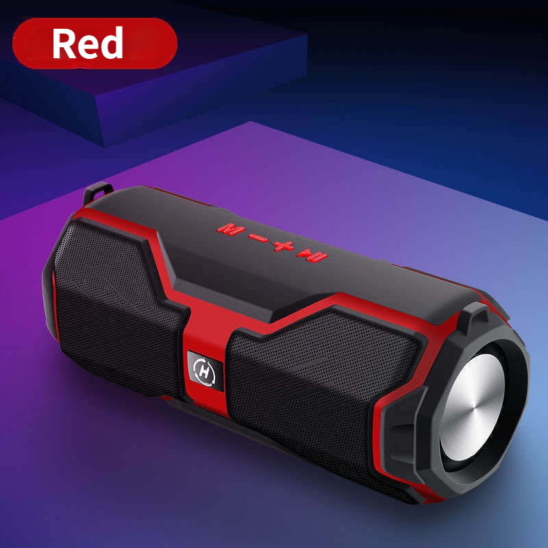 Outdoor Draadloze Bluetooth Speaker Tf Card Fm Radio 20W Subwoofer Draagbare Luidsprekers Met Subwoofer Bass Audio Video Consument: Red