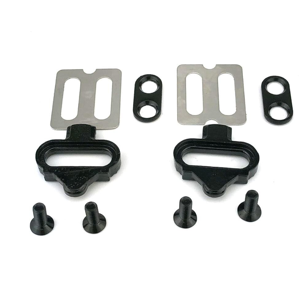 Pédale de vélo vtt autobloquante SPD pédales double plate-forme adaptateur convertir avec taquet pour SHIMANO SPD LOOK système KEO