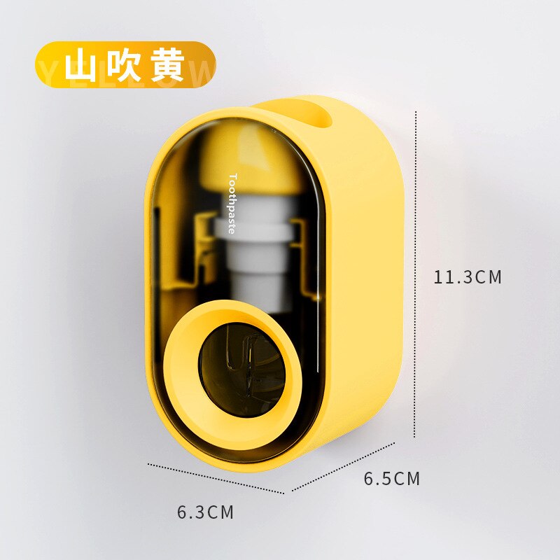 Wallmounted toothpaste holder Toothpaste dispenser Toothpaste stand automatic dispenser For toothpaste bathroom accessories sets: 3