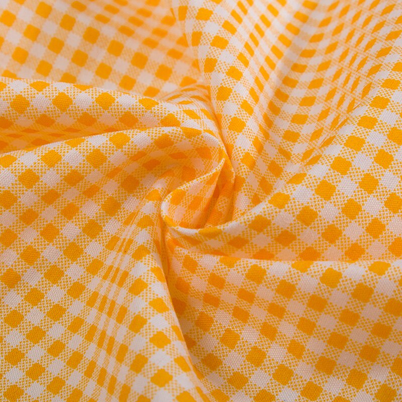 Günstige 100% Polyester Gedruckt Plaid Stoff Für NäHenne DIY 45*145cm T7870