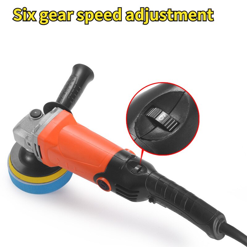 1200W Mini Auto Polijsten Waxen Machine Auto Kras Reparatie Schoonheid Glazuur Sluitmachine Baan Dual Action Auto Detailing Gereedschap