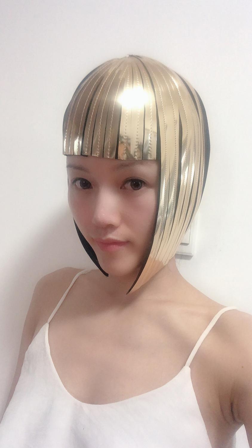 Cosplay Cleopatra Metallic Pruik Hairdress In Chroom Of Goud Egyptische Godin Pruik Bob Haarstukje Bobcut Hoofddeksel