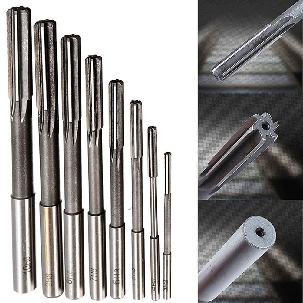 High Precision HSS Straight Shank Machine Reamer Carbide Reamer With 3/4/5/6/7/8/9/10mm Shank