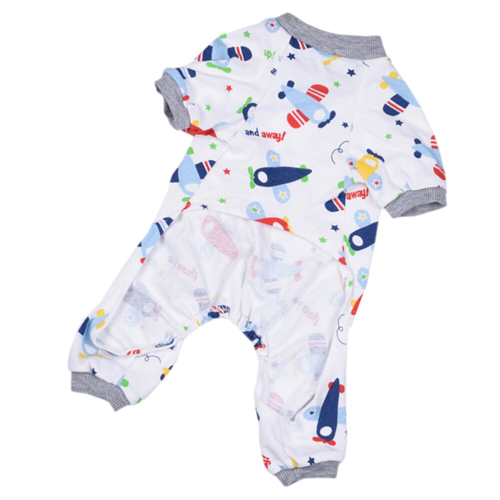 1Pc Lovely Plane Pattern Pet Cloth Dog Clothes Autumn Winter Clothes Pet Coat Dog Clothes Small Pet Dog Coat Size XS