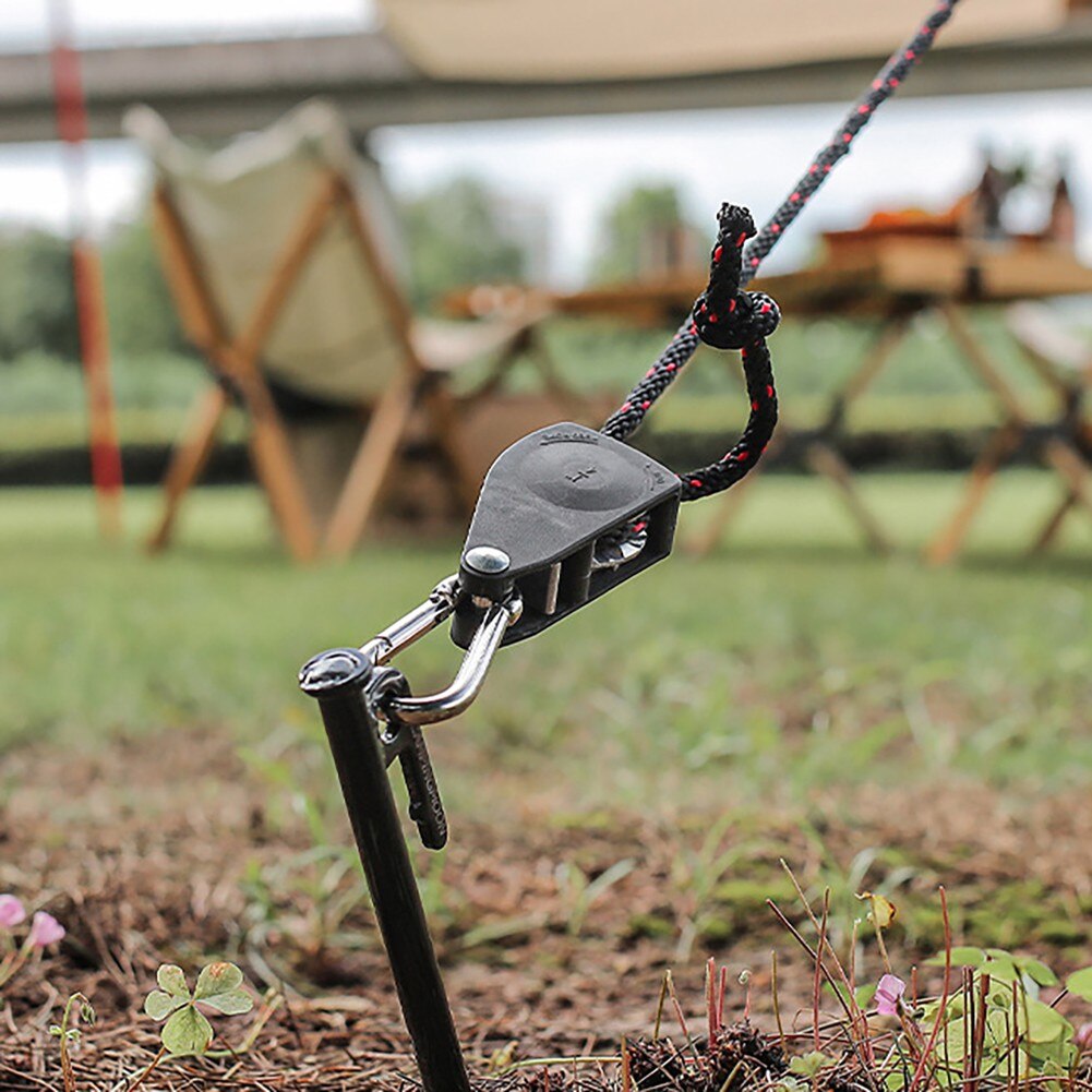 Katrol Zware Verstelbare Grow Light Ratchet Touw Hanger Yoyo Voor Camping Luifel Wind Touw Tent Vaste Gesp Katrol Spanner