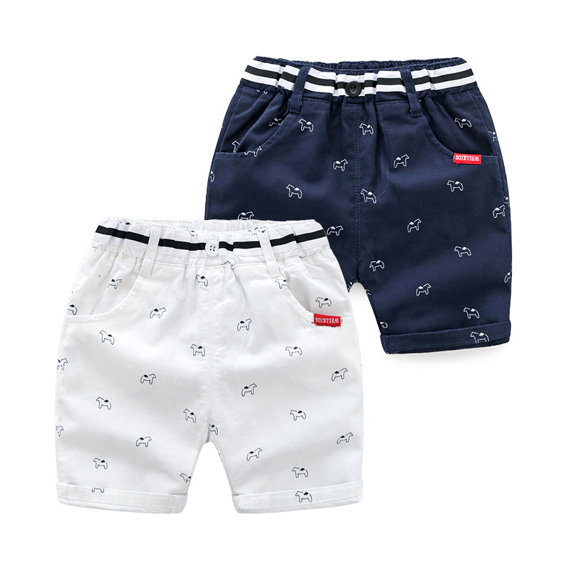 Boss Kinder Jongens Shorts In Ivoor