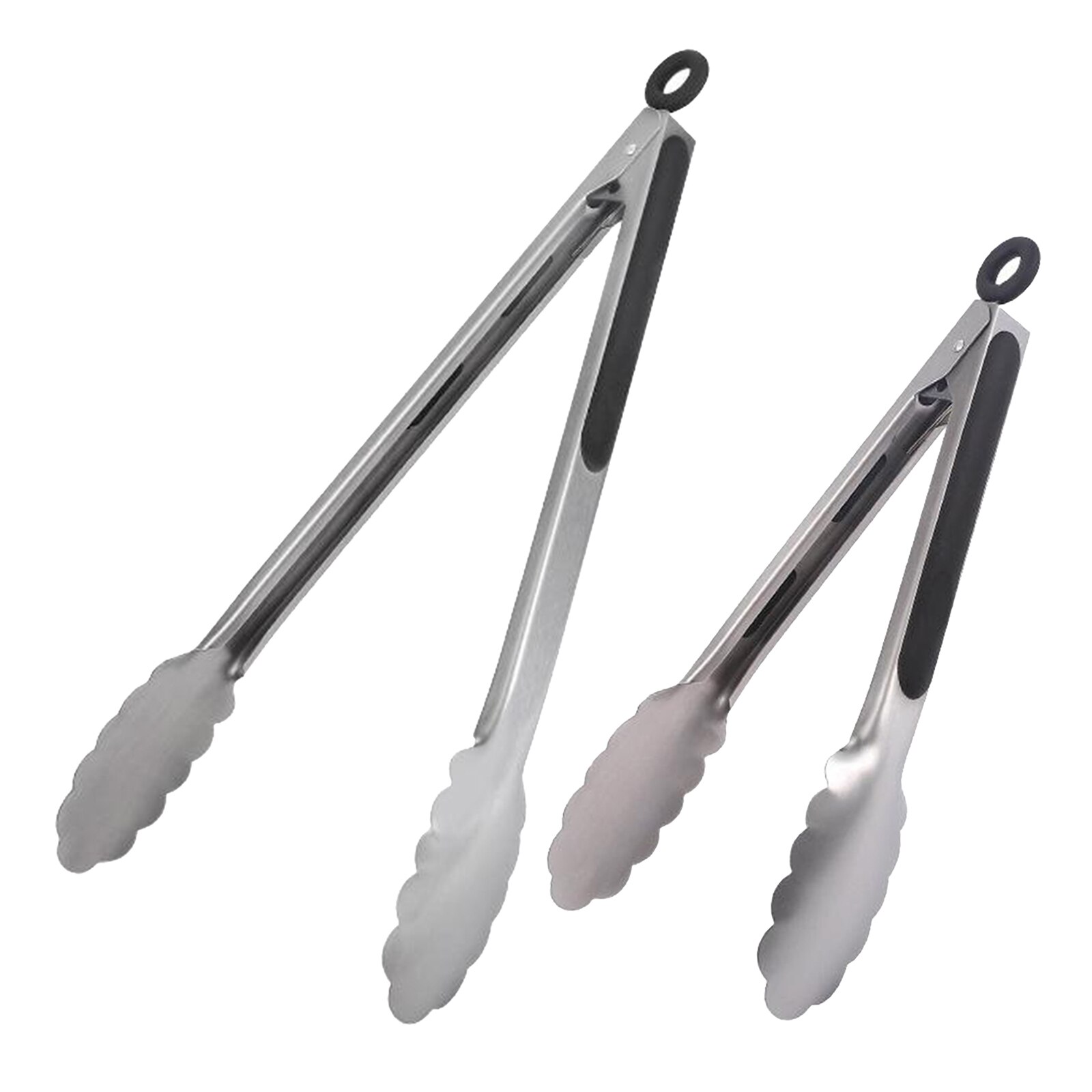 Pinzas de cocina para parrilla y barbacoa, las mejores pinzas para cocinar alimentos, pinzas de acero inoxidable de bloqueo largo para asar y barbacoa