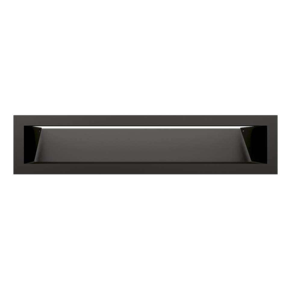 fireplace grille Grids - LUFT black 9x40 - from producer kratki