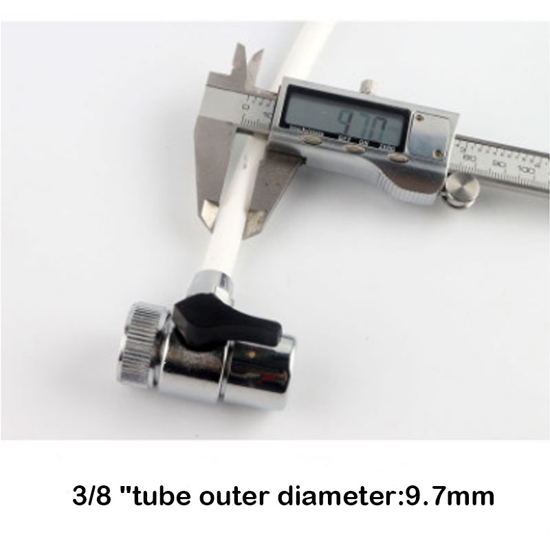 1/4 "2.5/8" 3/8 "Buis Connector Kraan Adapter Single-cut Omschakelklep Water Divider Conversie Kraan keuken Accessoires