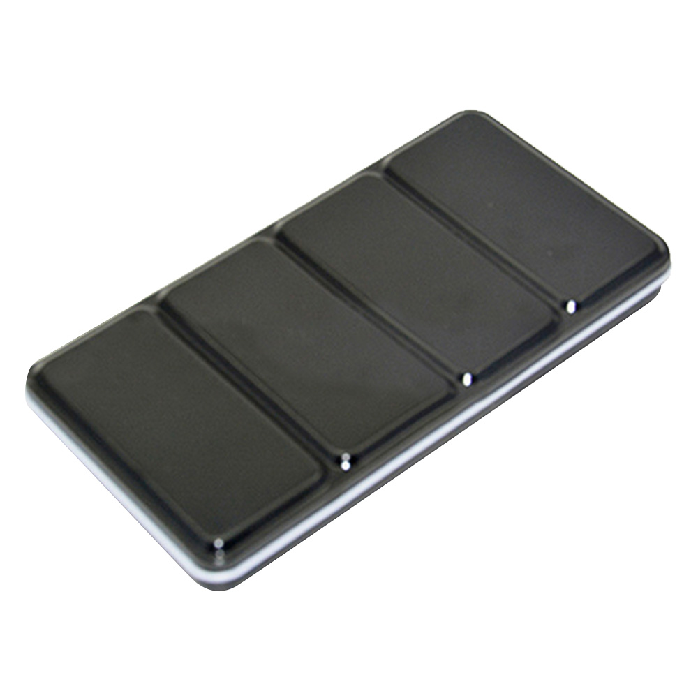 Puste stałe pudełko akwarelowe skrzynka cyna kolor wody kolor skrzynka dla 48 kolorów artysta dziecko rysunek pudełko na farby paleta materiały malarskie