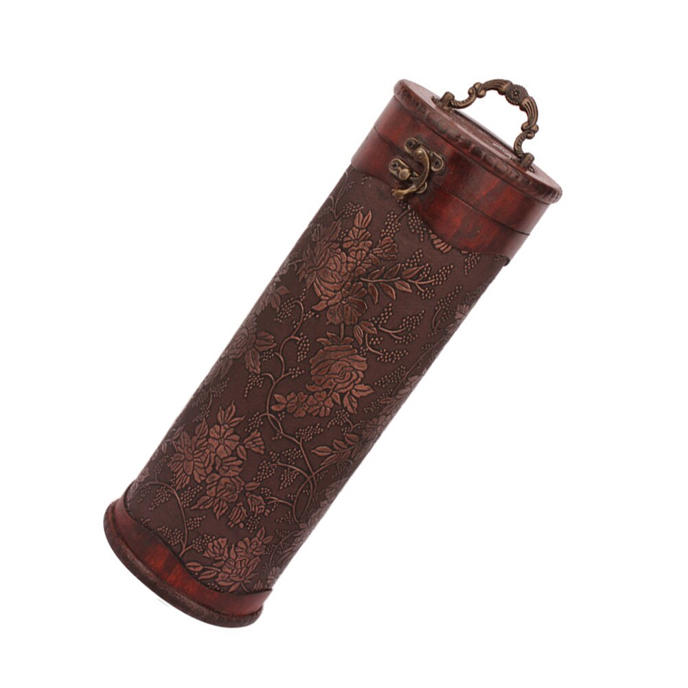 1Pc Wooden Box Decorative Storage Case Wooden Packing Box: Default Title