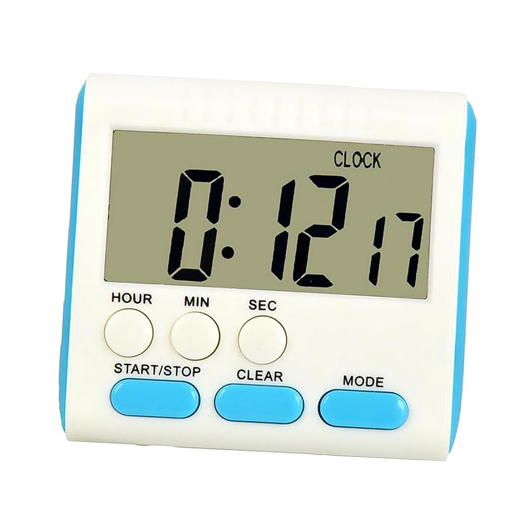 Draagbare Digitale Timer Klok Lcd-scherm Voor Keuken Cook 4 Kleuren