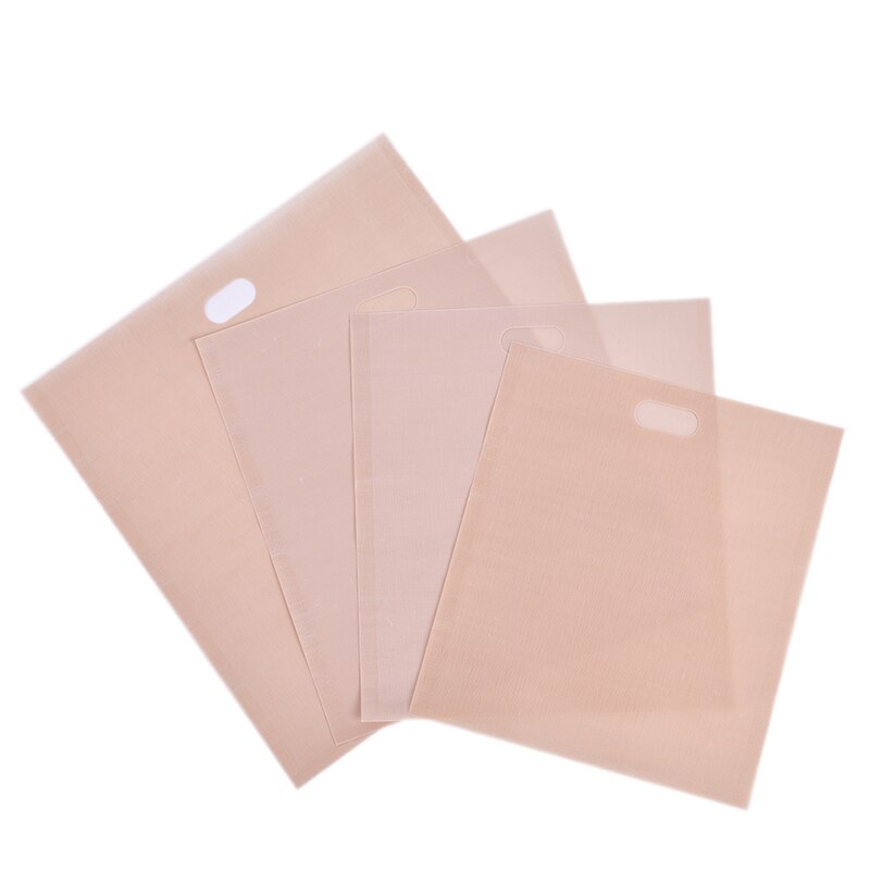 Toaster Bags For Grilled Cheese Sandwiches Made Easy Reusable Non-stick Baked Toast Bread Bag 2pcs