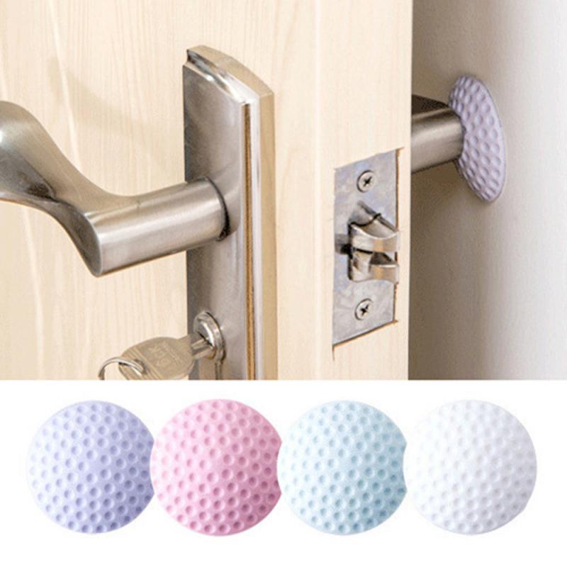 Baby Safety Shock Security Door Protection Pad Door Handle Rubber Lock Crash Mat Table Corner Protection 4 color