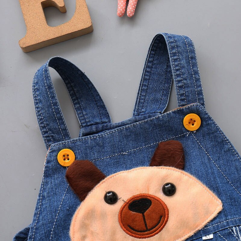 IENENS-Peto vaquero para bebés, pantalones cortos de para niños, 1-3 años, Verano