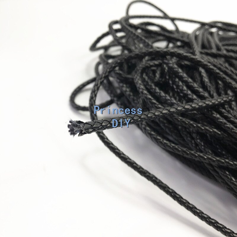 Elastiek koord 1 mm - zwart 4,95 meter