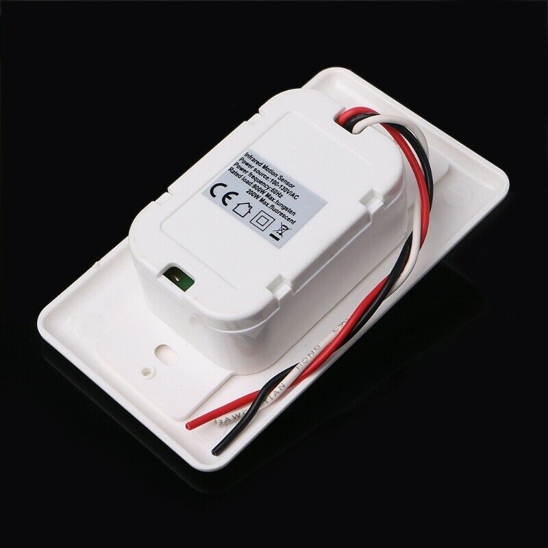 Smart PIR Motion Sensor Switch AC 85V - 230V Recessed Infrared Auto Control ON/Off Wall switch Human body induction Detector