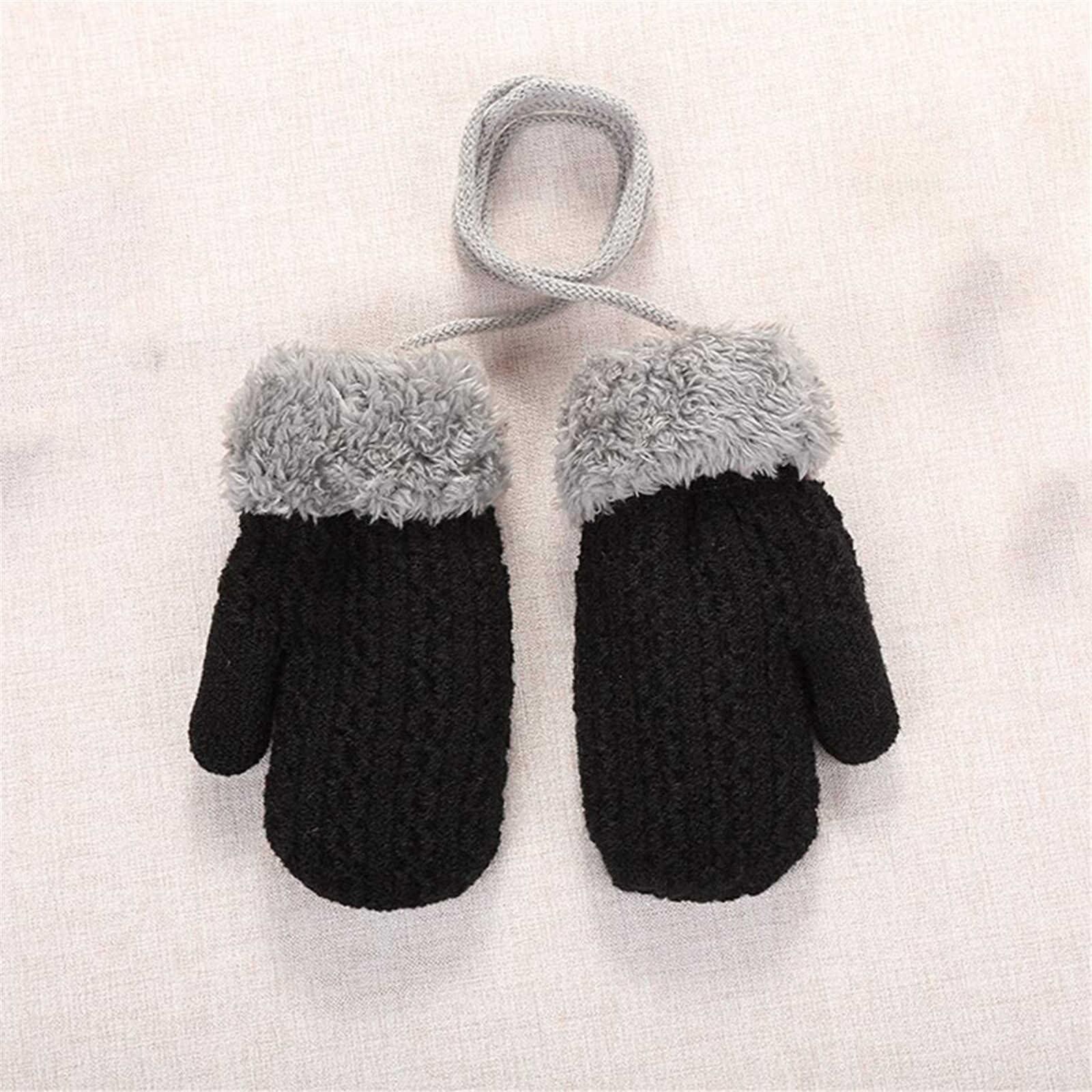 Guantes cálidos de invierno para bebé, guantes suaves y cómodos de doble capa, accesorios de 1 a 4 años, para chico #45, 1 ud.
