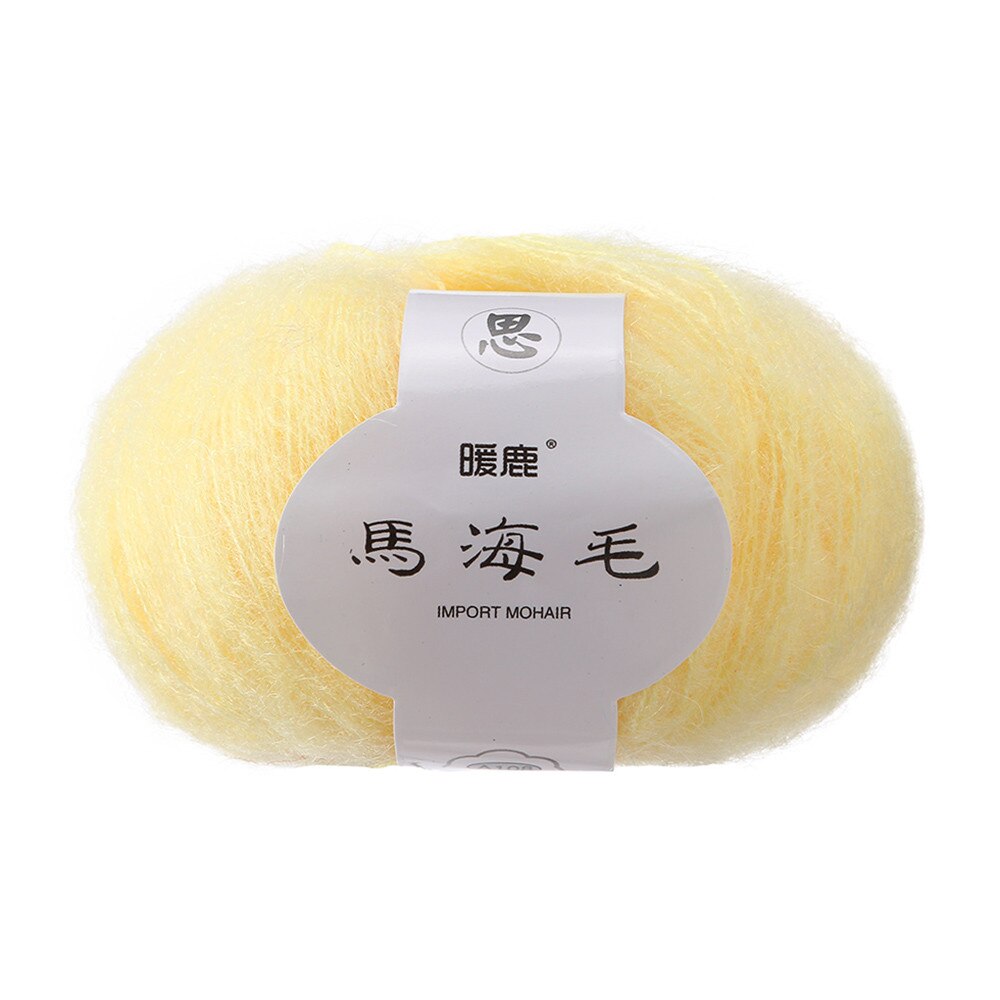 40# Soft Mohair Cashmere Knitting Wool Yarn Diy Shawl Scarf Crochet Thread Supplies Hand Knitting: B