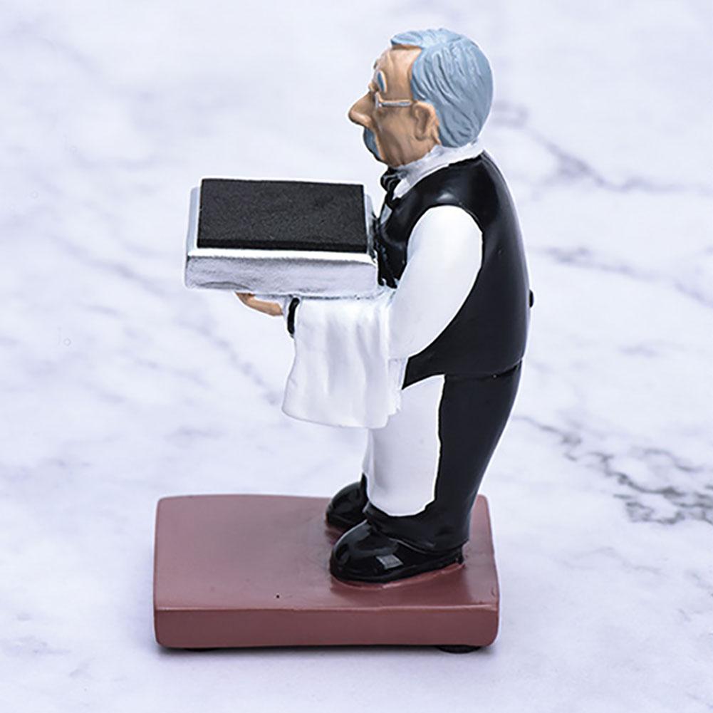 Husholderske butler herre ur display holder butler ur opbevaringsboks etui glas cover smykker display rack stand