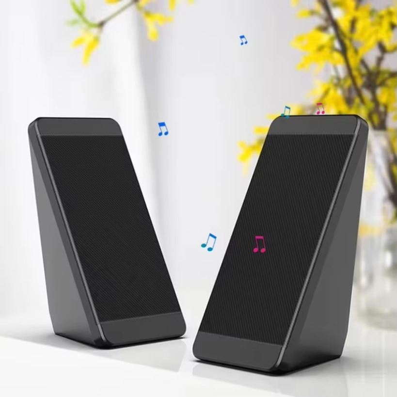 Altoparlante del computer PC Cassa di risonanza Musica per computer portatile Caixa De Som Sistema Audio stereo USB portatile Bocina Deflettore Acustica Baffe forte