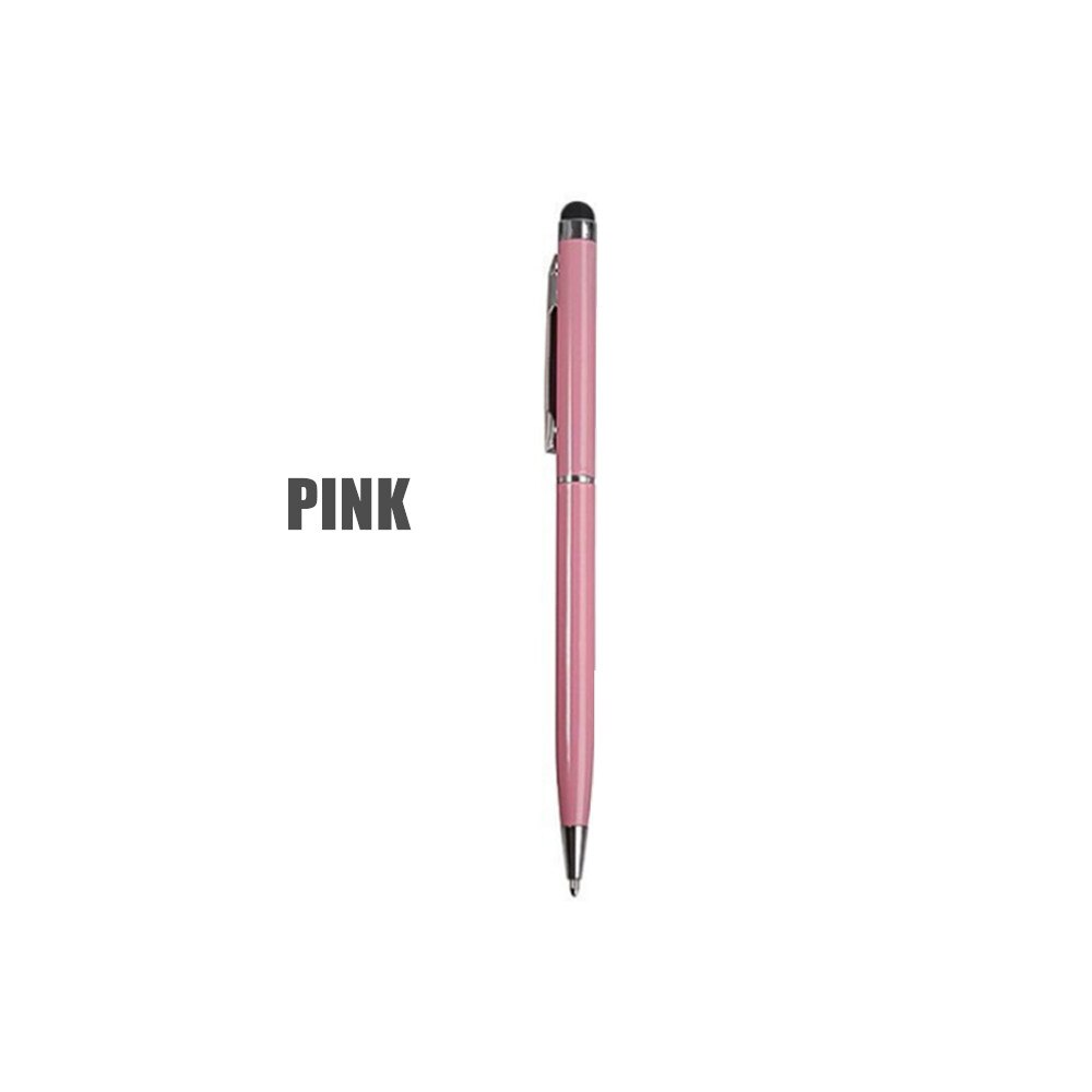 Colors Universal Touch Pen 2 in 1 Stylus Drawing Pens Screen Capacitive Screen Caneta for Tablet Phone Pencil Accessories: Pink