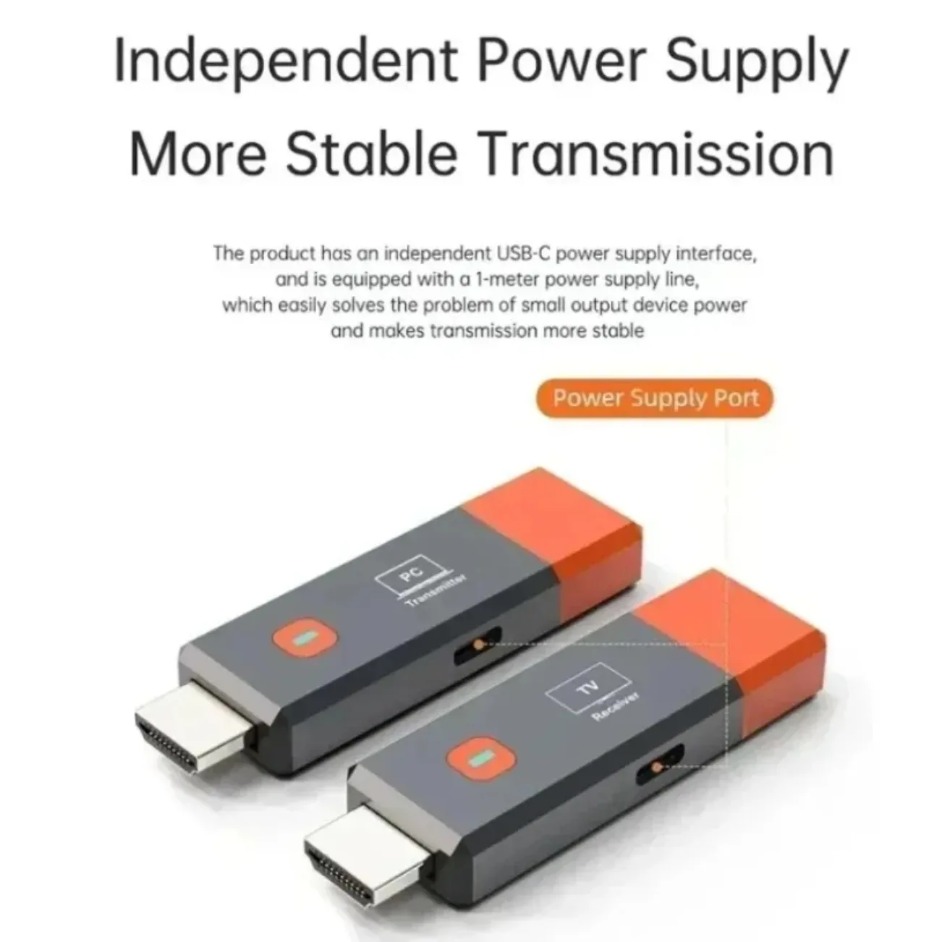 1080P 50M 5.8G Draadloze HDMI-compatibele Audio Video Zender Ontvanger Extender Camera Laptop PC naar TV Monitor Projector