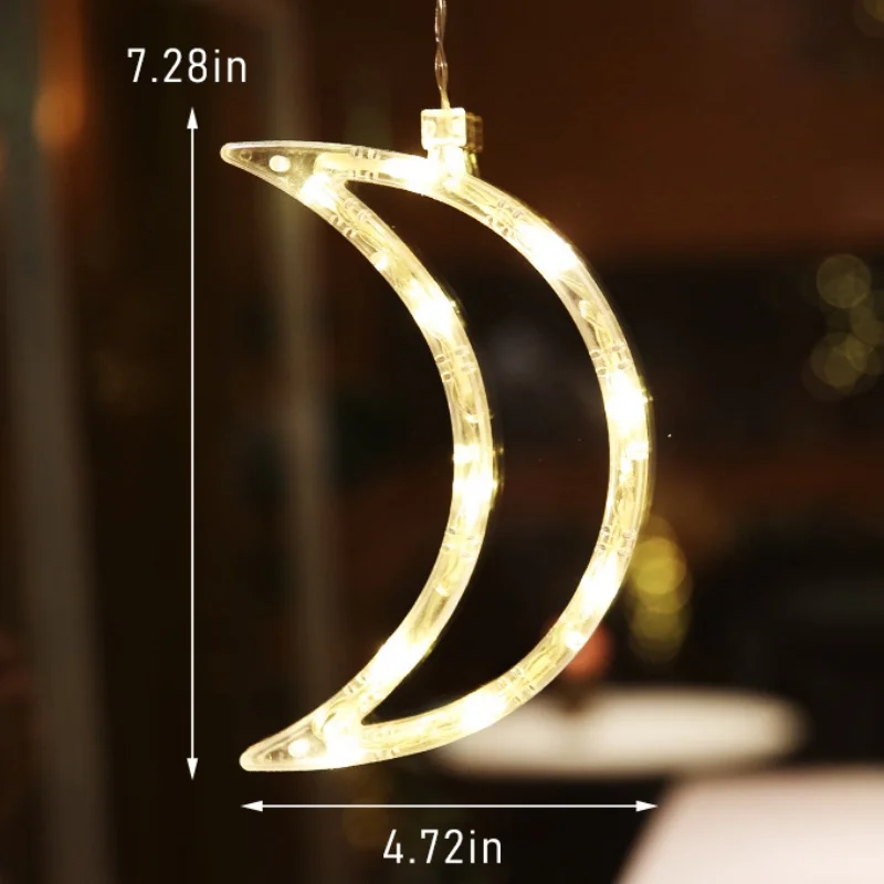 LED Saugnapf Nachtlicht Batterie Power Cartoon Form Lampe Weihnachtsmann Weihnachtsbaum LED Lichter für Weihnachtsdekorationen: Rot