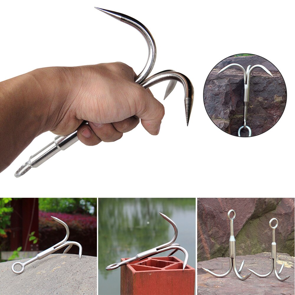Anchor Hook Clasp Grappling Tackle For Boat Fishing Mountaineering Climbing Tools Outdoor Climbing Claw Accessories
