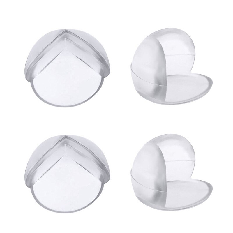 12pcs Child Baby Safety Silicone Protector Table Corner Transparent Children Anticollision Edge Protection Corner Guards
