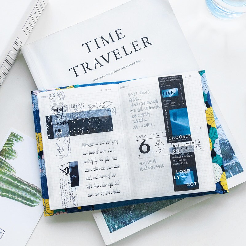 Cute Cloth Fabric Cover for Midori Notebook A5 Fitted Paper Book Cover DIY Journal Diary Supplies