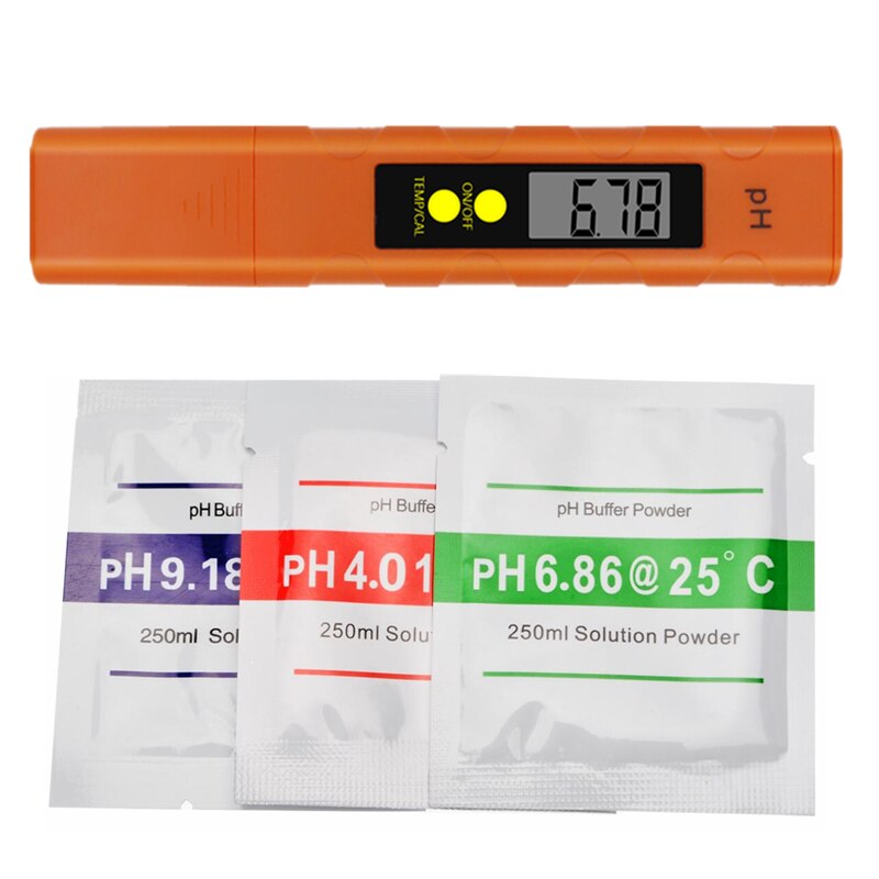 Digital PH Meter LCD PH Tester Accuracy 0.1 Automatic Calibration for Water Food Aquarium Pool Hydroponics Pocket Size 40% OFF: A