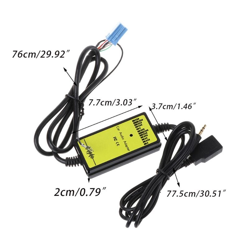 Auto Audio MP3 Interface Cd Adapter Changer Aux Sd Usb Data Kabel Mini 8P